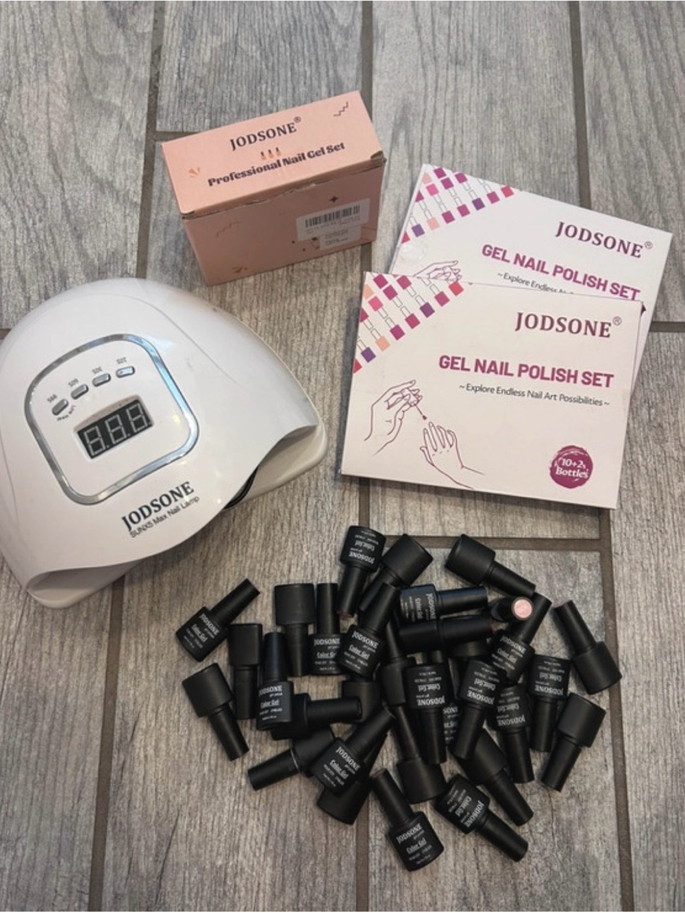 JODSONE Gel Nail Polish Set with LED Lamp